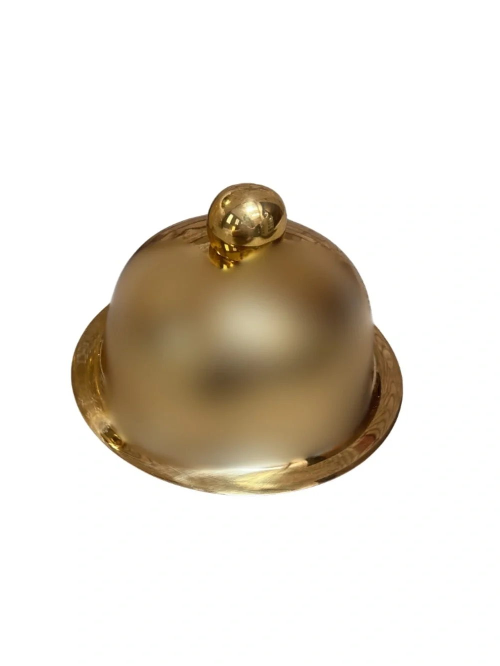NEW Polished Gold Lidded Ginger Jar Pot Belly Vase